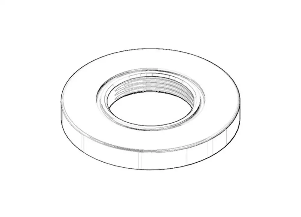 DORNBRACHT Rosette ERSATZTEILE 092790002 D. 70 x 9 mm Chrom, 092790002-00 Galeriebild 1